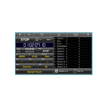 nomad touch homescreen
